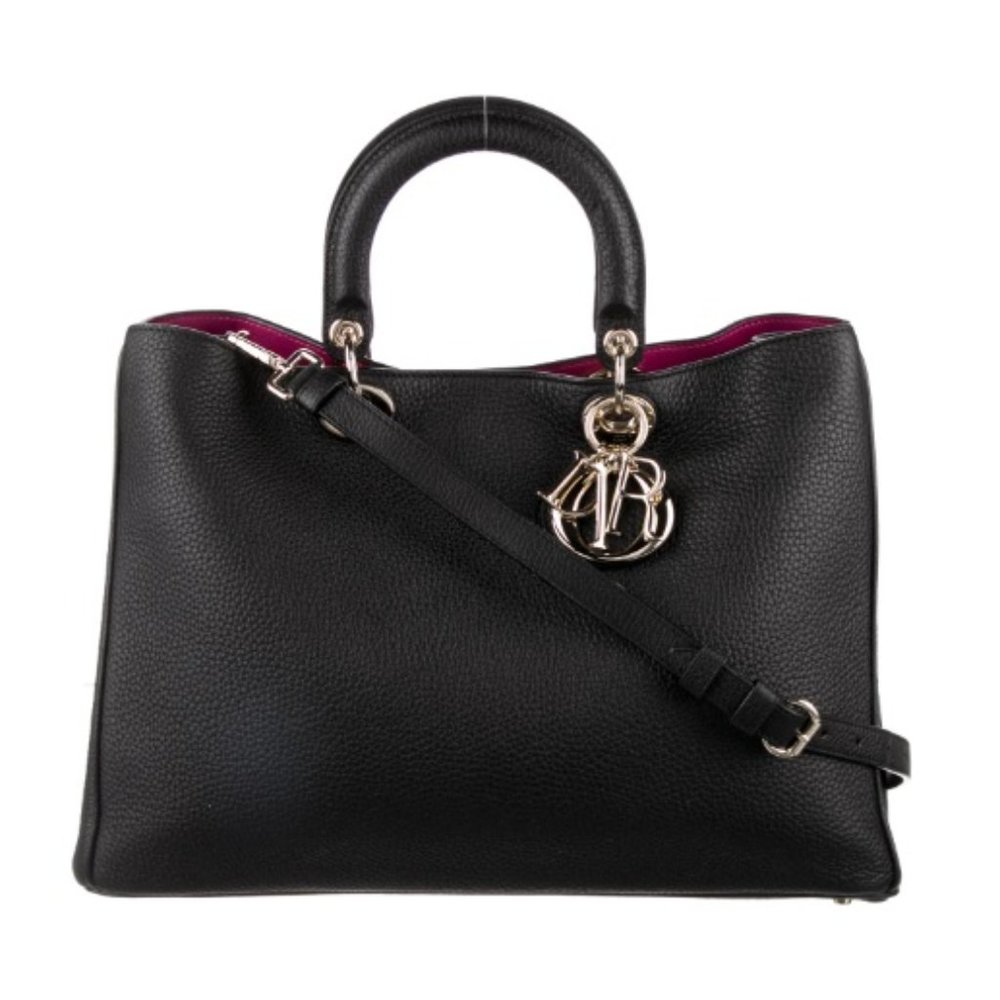Diorissimo Tote Pebbled Leather Bag